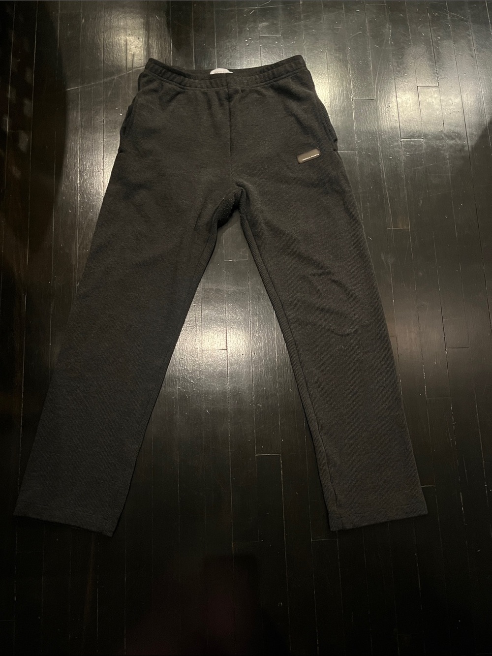 Women's Black Fleece Jogger Sweatpants - Casual Everyday Comfort